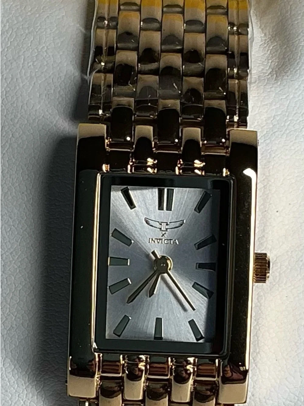 Invicta Rose Gold Tone Bracelet Watch with silver Dial(69891)